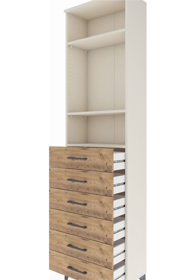 Arges Dolap 3 Raflı 6 Çekmeceli 60x30x221 Aytaşı-çam Aytaşı Arges Dolap 3 Raflı 6 Çekmeceli 60x30x221 Aytaşı-çam Aytaşı