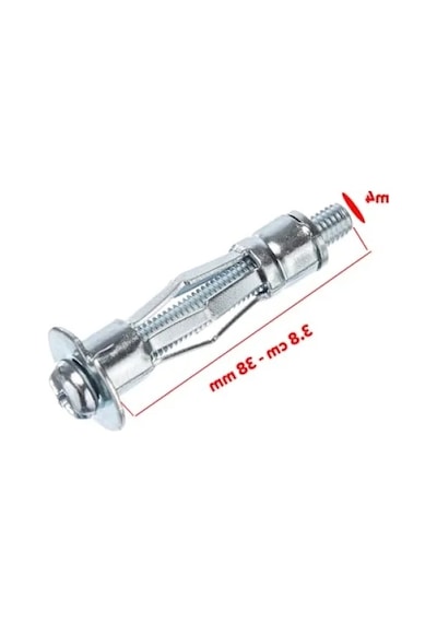 Çelik Alçıpan Ve Boşluk Dübel Seti, 3 X 46 Mm, 5 Adet