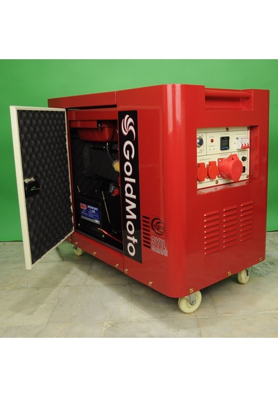 Goldmoto Gm12ktdj Marşlı Kabinli 10kva Trifaze Dizel Jeneratör