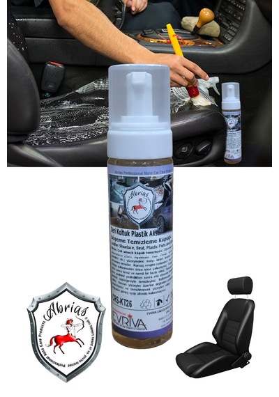 Abrias Deri Koltuk Döşeme Plastik Ve Detay Temizleme Köpüğü 250ml