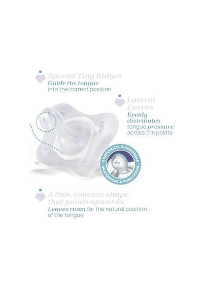 Physioforma Comfort Silikon Emzik 16-36 Ay, 2'li , Pembe Açık Bej