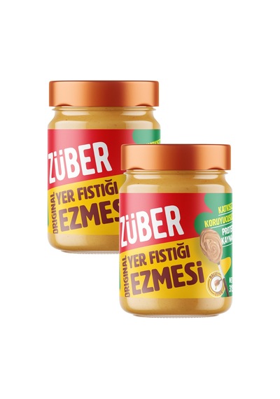 Züber Original Fıstık Ezmesi 315 Gr X 2 Adet