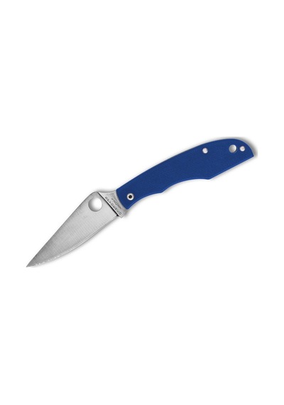 Spyderco Grasshopper G10 Blue Plainedge Kamp Çakı Mavi 58617660