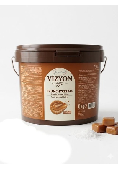 Vizyon Select Crunchy Cream Tuzlu Karamel Dolgu 6 Kg