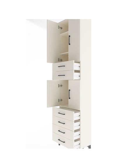 Arges Dolap 4 Raflı 6 Çekmeceli 4 Kapaklı 60x30x243 Aytaşı-ay... Aytaşı