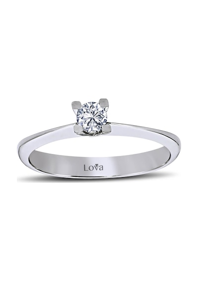 Lova E Renk 0,16 Karat Pırlanta Tektaş Yüzük - 1060007