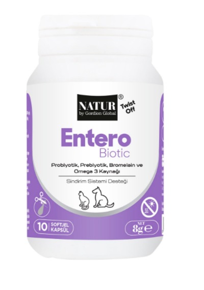Natur Enterobiotic Twistoff 10 Kapsül Kedi Köpek Probiyotik Ve Sindirim Sistemi Düzenleyici
