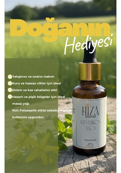 Hiza Herbal Care Doğal Kantaron Yağı 30 ML