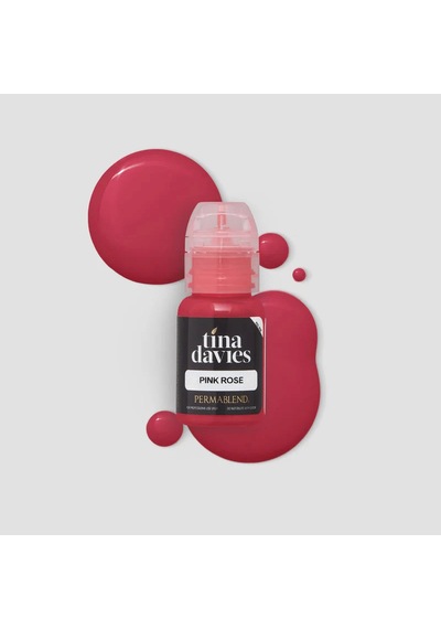 Perma Blend Tina Davies Pink Rose Kalıcı Makyaj Dudak Pigmenti 15ml