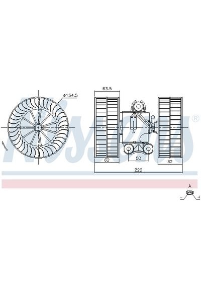 Mercedes W639 Ön Kalorifer Motoru 0008357904