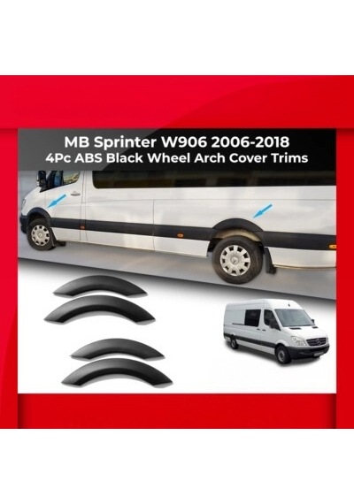 Vw Crafter 2007 2017 Dodik - Crafter Çamurluk Koruması - Crafter Dodik 4 Prç