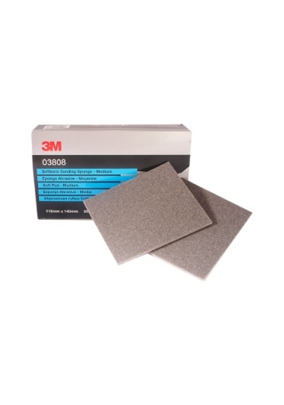 3M 03808 Tabaka Sünger Zımpara Medium - 5 Adet