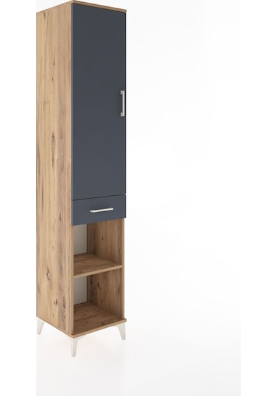 Hyperion Dolap 3 Raflı Tek Çekmeceli Tek Askılı 44x44x221 Çam... Çam