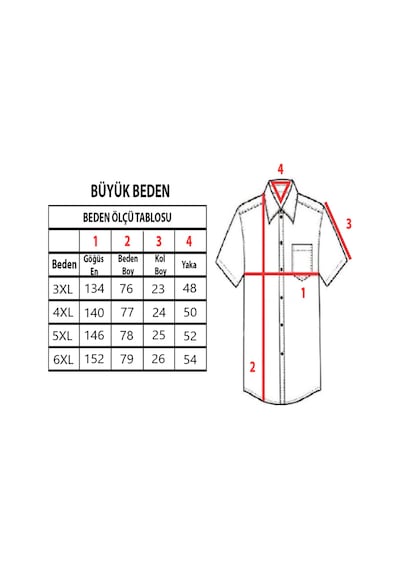 Tousus Erkek Büyük Beden Yarım Patlı Yaprak Desenli Açık Mavi Düğmeli Yaka Kısa Kol Gömlek Kk-8037-tss