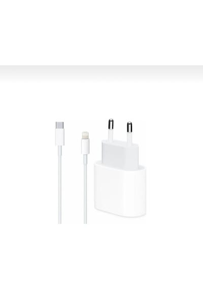 Apple Uyumlu  20 W+lighting Kablo Set 10-Beyaz