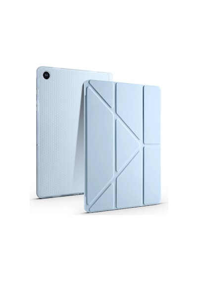 Galaxy Tab Uyumlu A9 Kılıf Zore Tri Folding Kalem Bölmeli Standlı Kılıf
