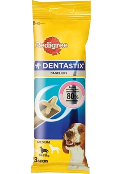 Pedigre Dentastix Yetişkin Köpek Ödül Maması Medium 18'li 3 x 77 G