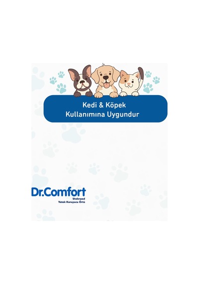 Dr.comfort 60x90 Hijyenik Tuvalet Eğitim Pedi 30'lu 1 Paket 30 Adet