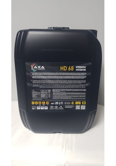 Axa Lubricants Hd 68 Hidrolik Sistem Yağı 20 L