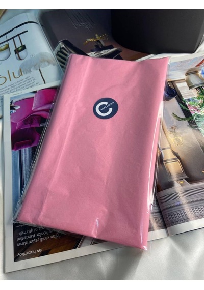 Pembe Pelür Kağıdı 5 Adet 50x70 Cm İnce Dekoratif Kağıdı, Çiçek Sarma, Hediye Kutusu Dolgusu Ve Butik Sunum Kağıdı Diğer