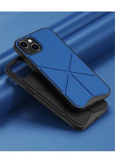 Rock Space Apple Uyumlu iPhone 13 Pro Max Kılıf Element Serisi Standlı - Mavi Mavi