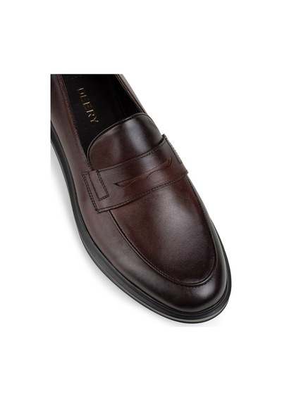 Deery Hakiki Deri Kahverengi Loafer Erkek Ayakkabı Kahverengi (539861171) Kahverengi