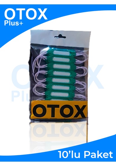 Ambiyans Led Premium Ofis , Araç & Ev Uyumlu Dc 12v 6 Renk Seçeneği 10'lu Paket Yeşil