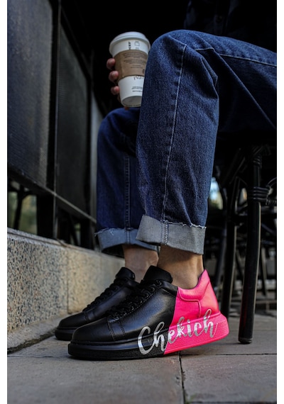 Ch254 Cst Pittura Erkek Ayakkabı 477 Sıyah / Pembe Chekıch Siyah