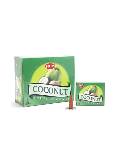 2 Adet Konik Tütsü Hindistancevizi Aromalı Kokulu Konik Tütsü, Ev Meditasyon Yoga İçin Incense Cone Scented Cone
