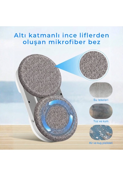 NEUTRON Akıllı Otomatik Cam Temizleme Robotu, Yüksek Tutuş Gücüne Sahip Cam Temizleme Robotu