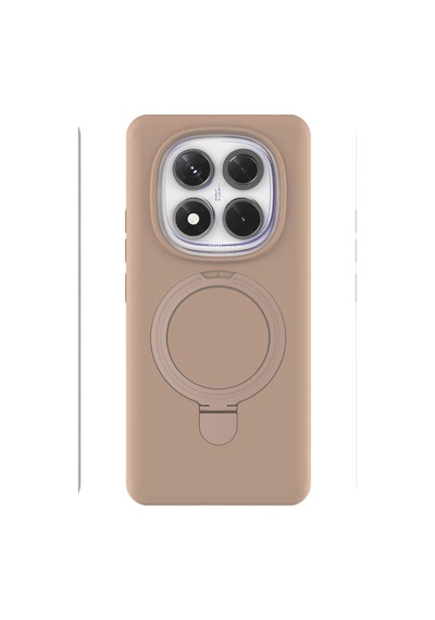 Xiaomi Redmi Note 14 Pro 4g Uyumlu Regal Magsafe Standlı Kapak - Çöl Titanyum