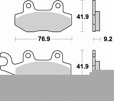 Peugeot Satelıs 250 Brakıng Ön Fren Balatası 2007 - 2011 795Sm1