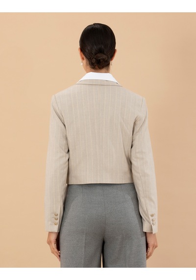 Pierre Cardin Kadın Bej Ceket 50273066-vr011 Bej