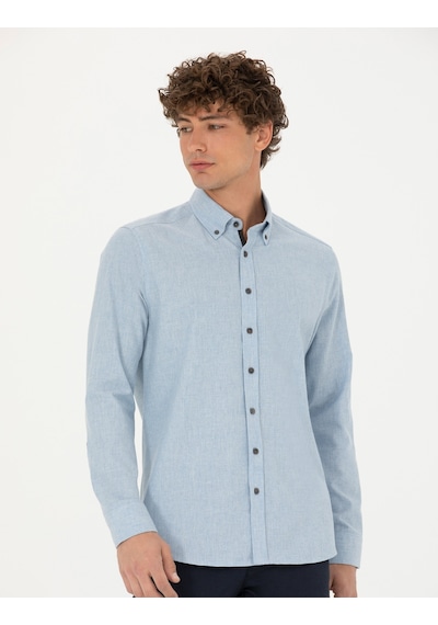 Pierre Cardin Erkek Mavi Desenli Gömlek 50275625-vr036 Mavi Pierre Cardin Erkek Mavi Desenli Gömlek 50275625-vr036 Mavi