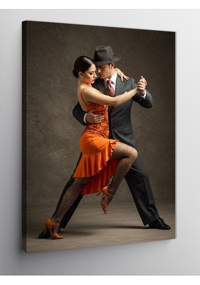 Kanvas Tablo Tango Dansı Çifti 50cmx70cm