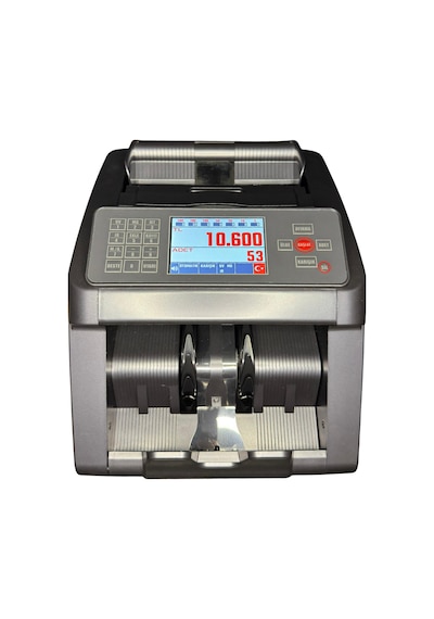 Sesli Karışık Para Sayma Makinesi Mıx 80 New, Tl Ve Euro Karışık Sayım - Dolar Adet Sayım Müşteri Ekranı