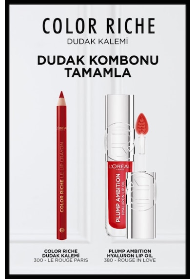 L'oréal Paris Color Riche Dudak Kalemi - 300 Le Rouge Paris Diğer