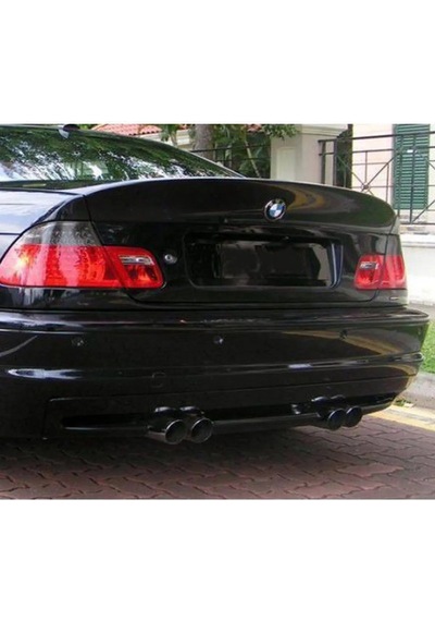 BMW 3 Serisi E46 Csl Spoyler Bagaj Üstü Piano Black Abs Plastik S