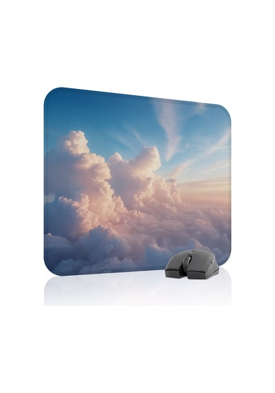 Bulutlar Kaymaz Dikişli Kauçuk Oyuncu Mousepad V2 - 48x40 Xl Gaming Mouse Pad Fare Altlığı