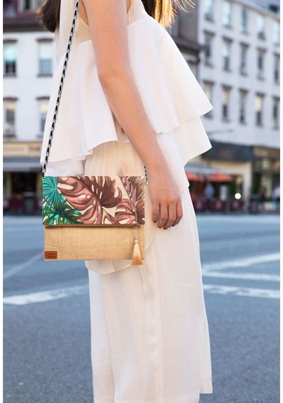 Ju Yaratıcı Tasarım Kadın Portföy & Clutch & 0Muz Çantası
