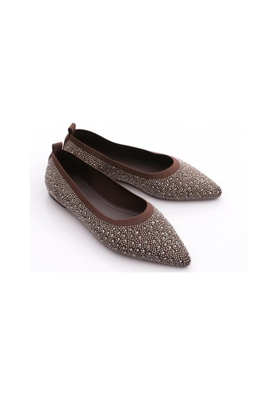 Dgn Pm386-k4205 Kadin Babet Kahve Triko