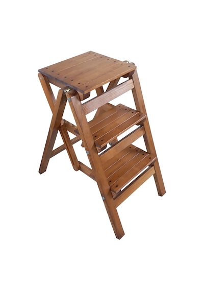 Abaş Ahşap Ahşap Merdiven Tabure Katlanır 49318702