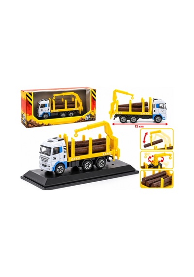 Die Cast Mini Sarı Kütük Kamyonu Nhr