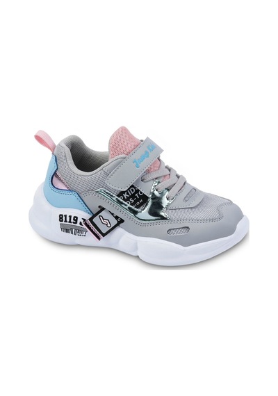 Jump 24936 Beyaz Somon Grey Blue Kız Çocuk Spor Ayakkabı Gri
