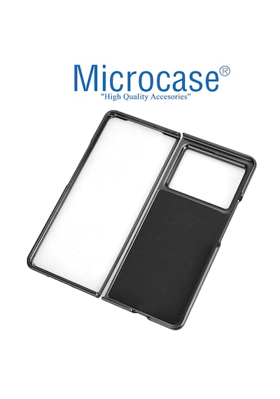 Microcase Tecno Phantom V Fold2 Kartlıklı Deri Kaplama Kılıf-al5120 Gri