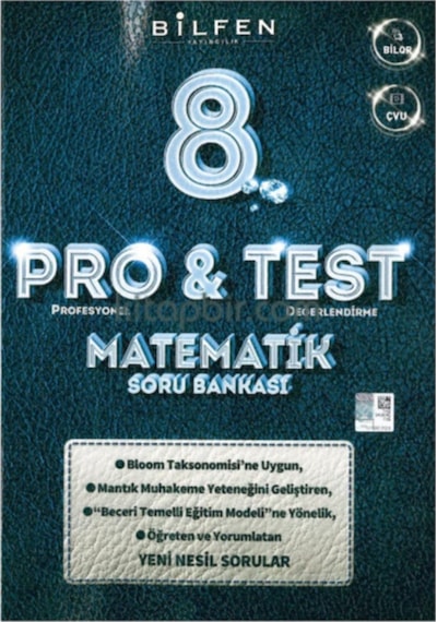 BilFen Yayıncılık 8. Sınıf Matematik ProTest Soru Bankası N11.3062