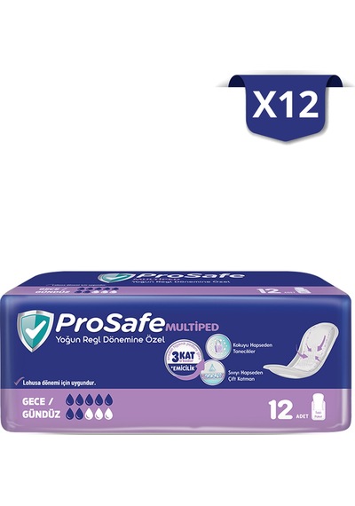 Prosafe Multiped Gece&gündüz 12'li X12