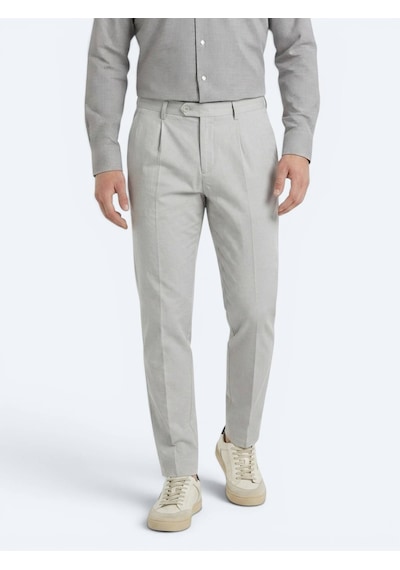 Kip Taş Kumaş Relaxed Fit Casual Pamuk Karışımlı Pantolon
