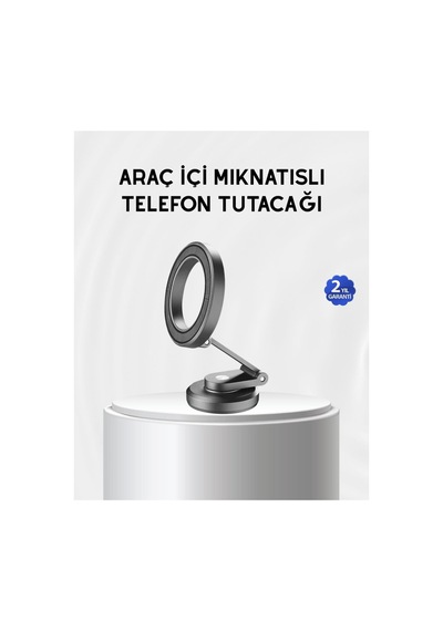 Manyetik Katlanabilir Araç Telefon Tutucu Magsafe Uyumlu 360 Ayarlanabilir G - Hs08375311-1 Renkli Renkli