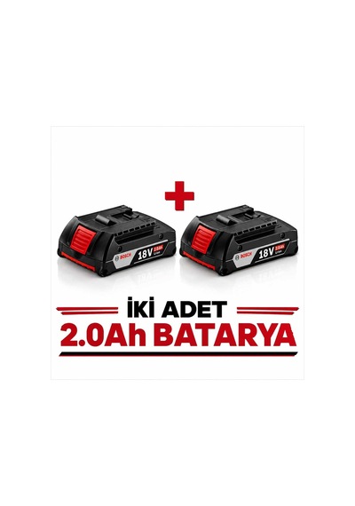 Gba 18v 2.0ah Li-ıon Batarya Akü 2'li Set